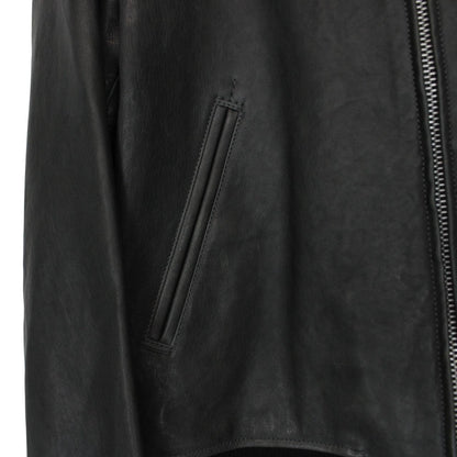 TOM FORD grey bomber jacket full zip lambskin leather with original tags and hardware.