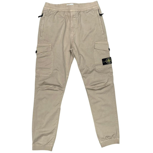 Stone Island AW 2020 Beige RE-T Fit Cargo Trousers