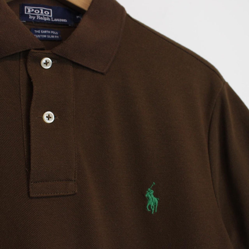Polo Ralph Lauren Brown Short Sleeve The Earth Polo Shirt