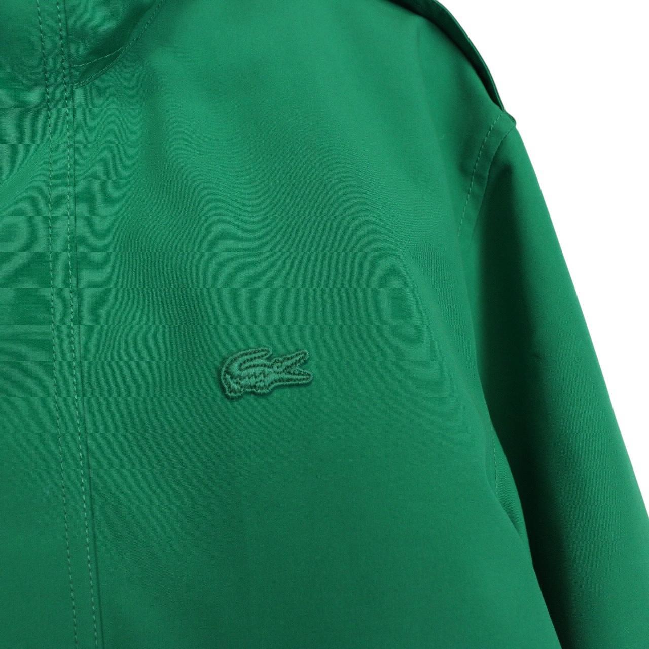Lacoste Green Full Zip Waterproof Hooded Jacket