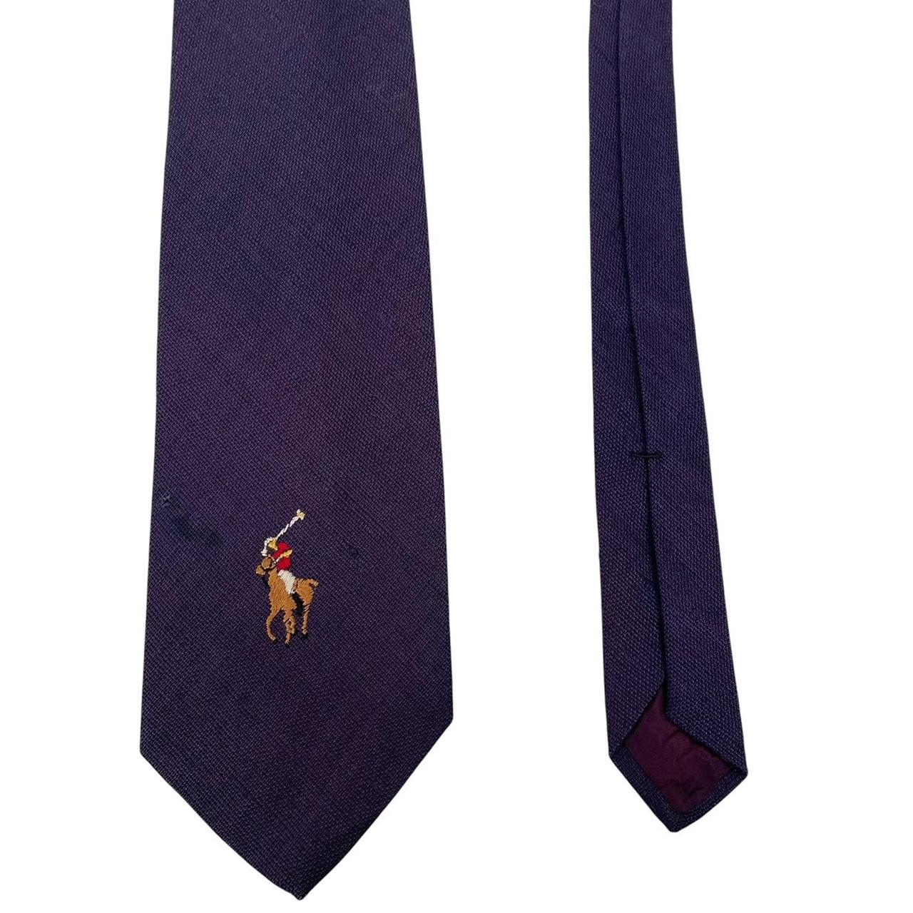 Vintage Polo Ralph Lauren Purple Tie