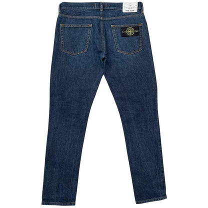 Stone Island SS 2017 Navy Blue RE-T Fit Denim Jeans
