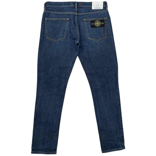 Stone Island SS 2017 Navy Blue RE-T Fit Denim Jeans
