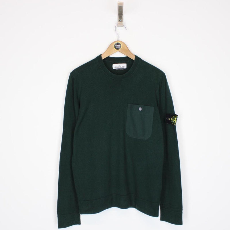 Stone Island SS 2021 Green Knit Sweatshirt Jumper