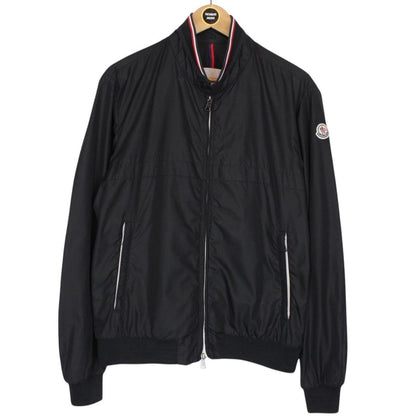 Moncler Albert Black Nylon Full Zip Bomber Jacket