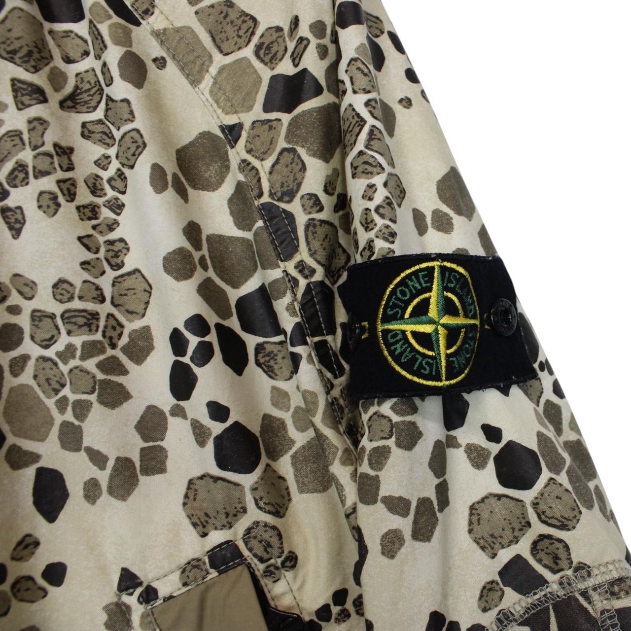 Stone Island SS 2018 Alligator Camo Full Zip Cotton/Nylon Jacket