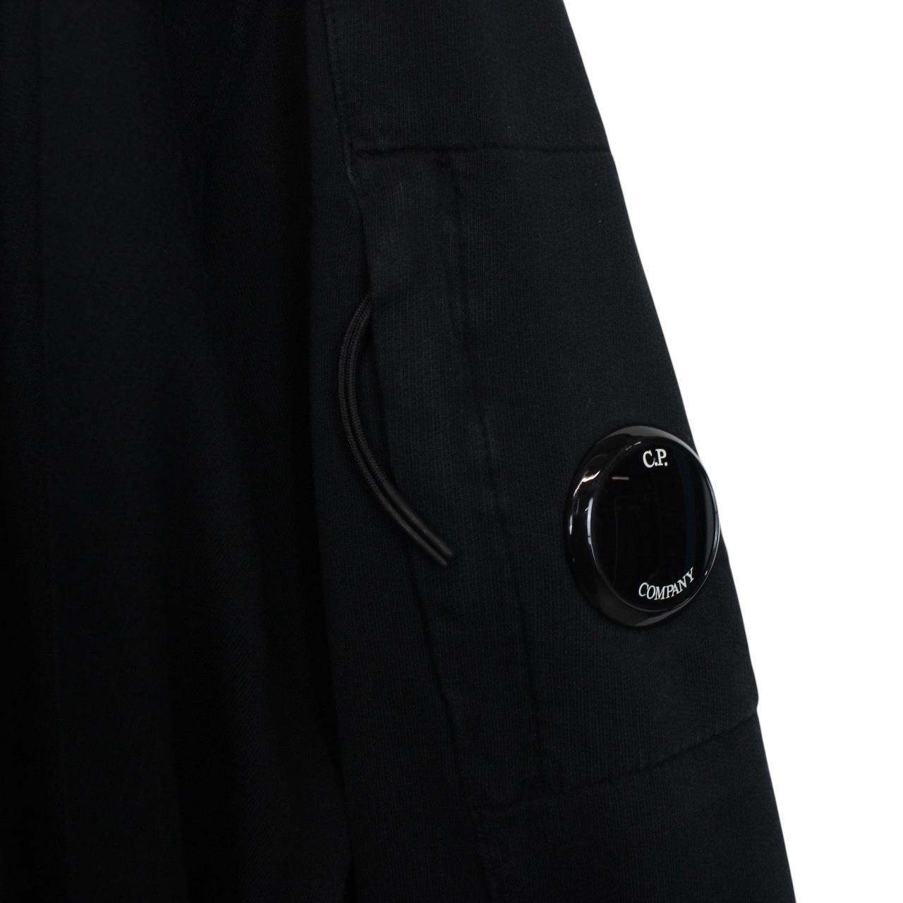 CP Company Navy Blue Goggle Lens Cotton Sweatshirt Jumper