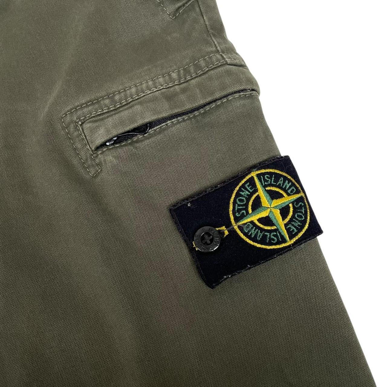 Stone Island AW 2020 Green Skinny Fit Cargo Trousers