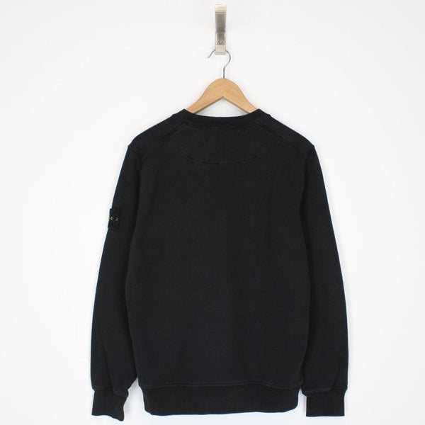 Stone Island AW 2022 Black Cotton Sweatshirt Jumper