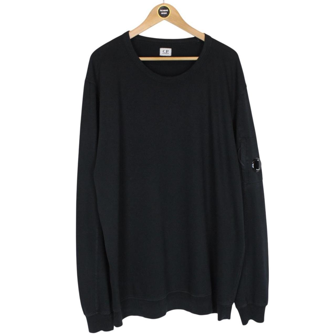 CP Company Navy Blue Goggle Lens Cotton Sweatshirt Jumper