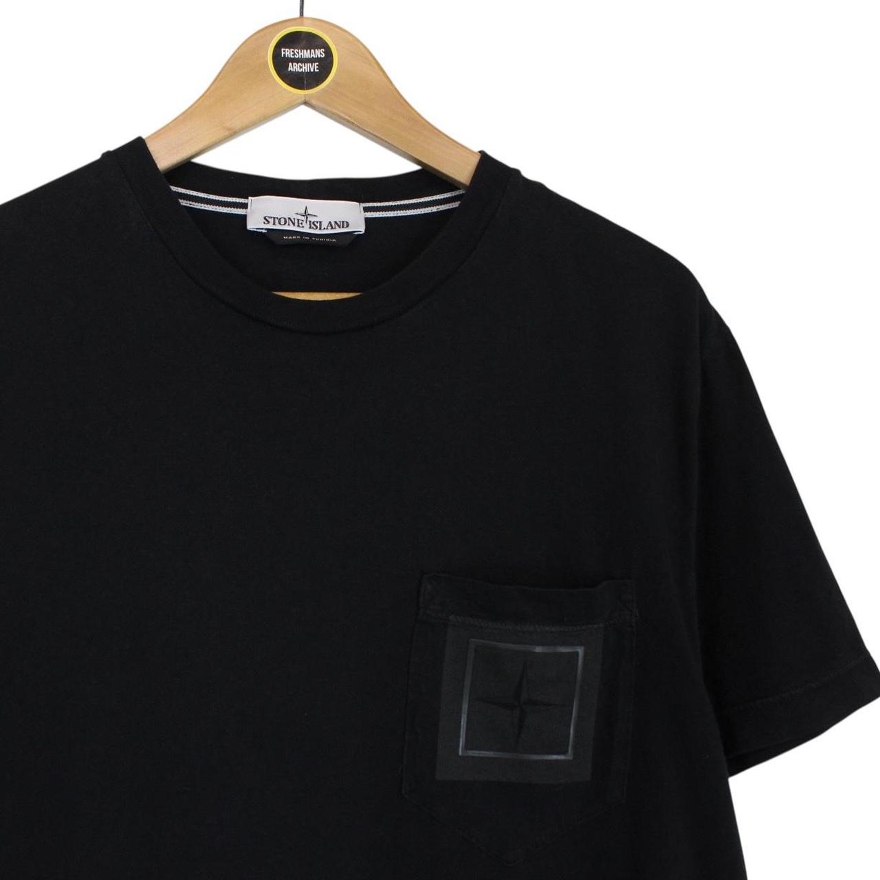 Stone Island SS 2023 Black Short Sleeve Compass T-Shirt