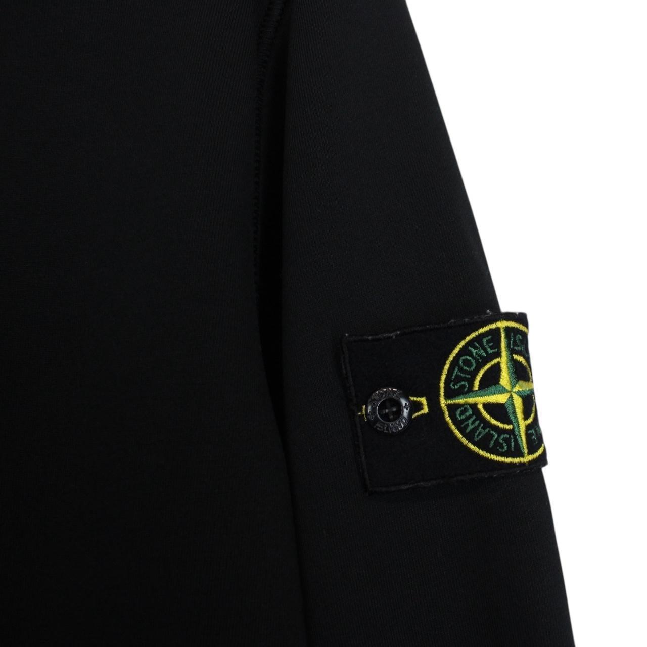 Stone Island SS 2021 Black Cotton Sweatshirt Jumper