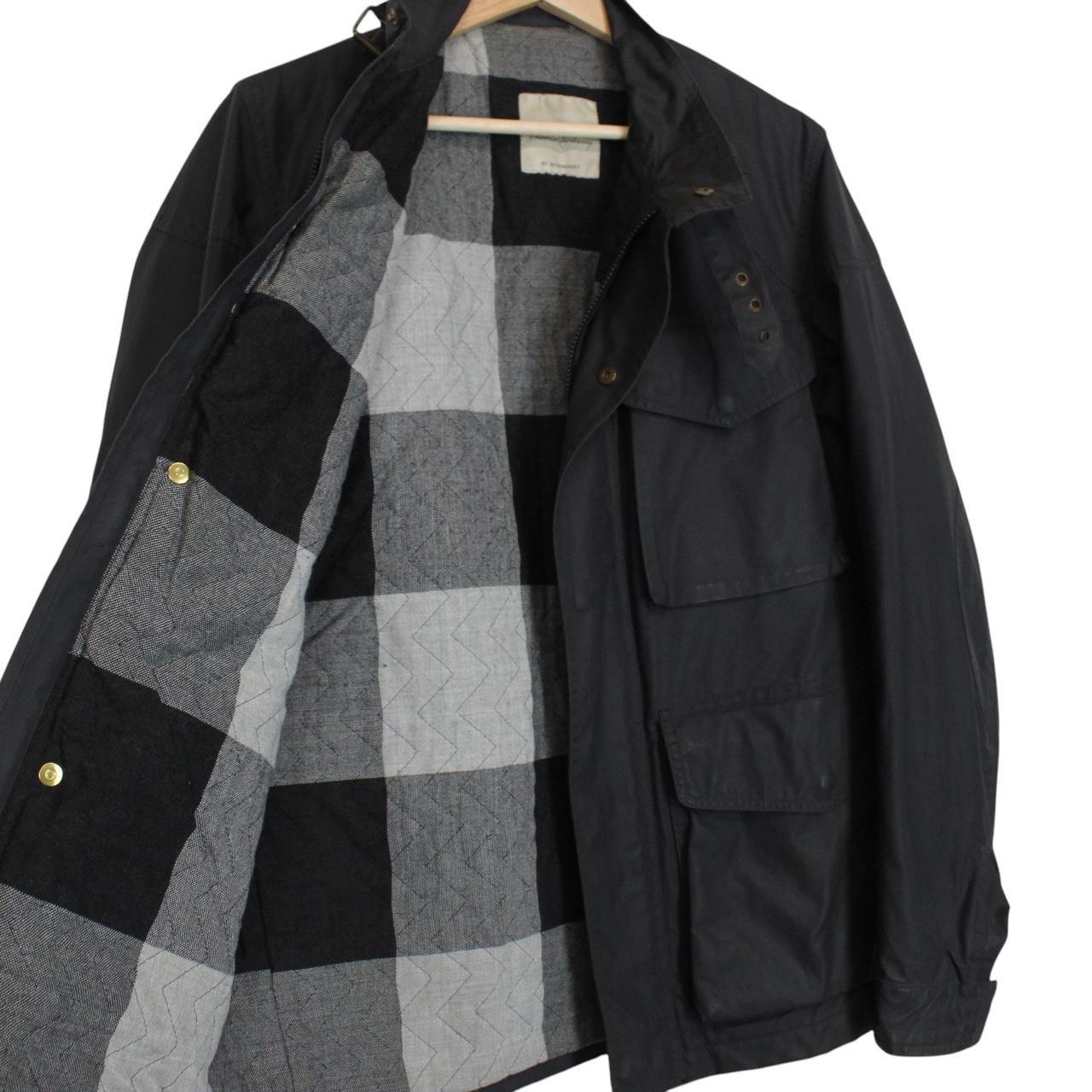 Vintage Thomas Burberry Navy Blue Multi Pocket Cotton Wax Jacket