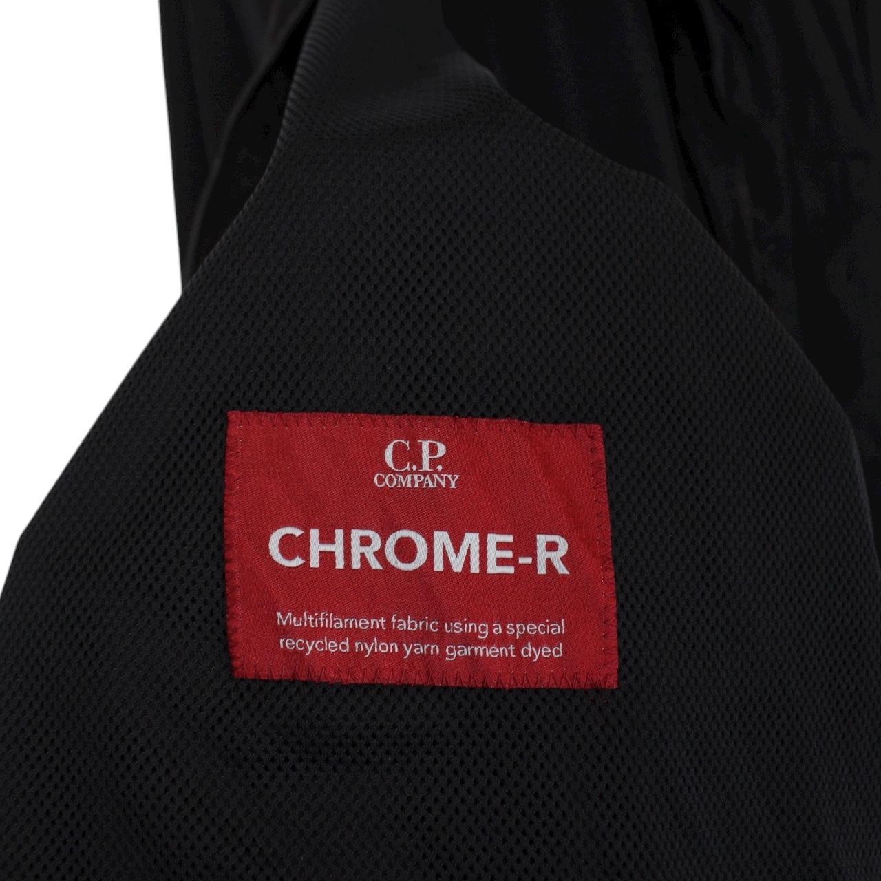 CP Company Black Chrome-R Nylon Full Zip Lens Overshirt Jacket