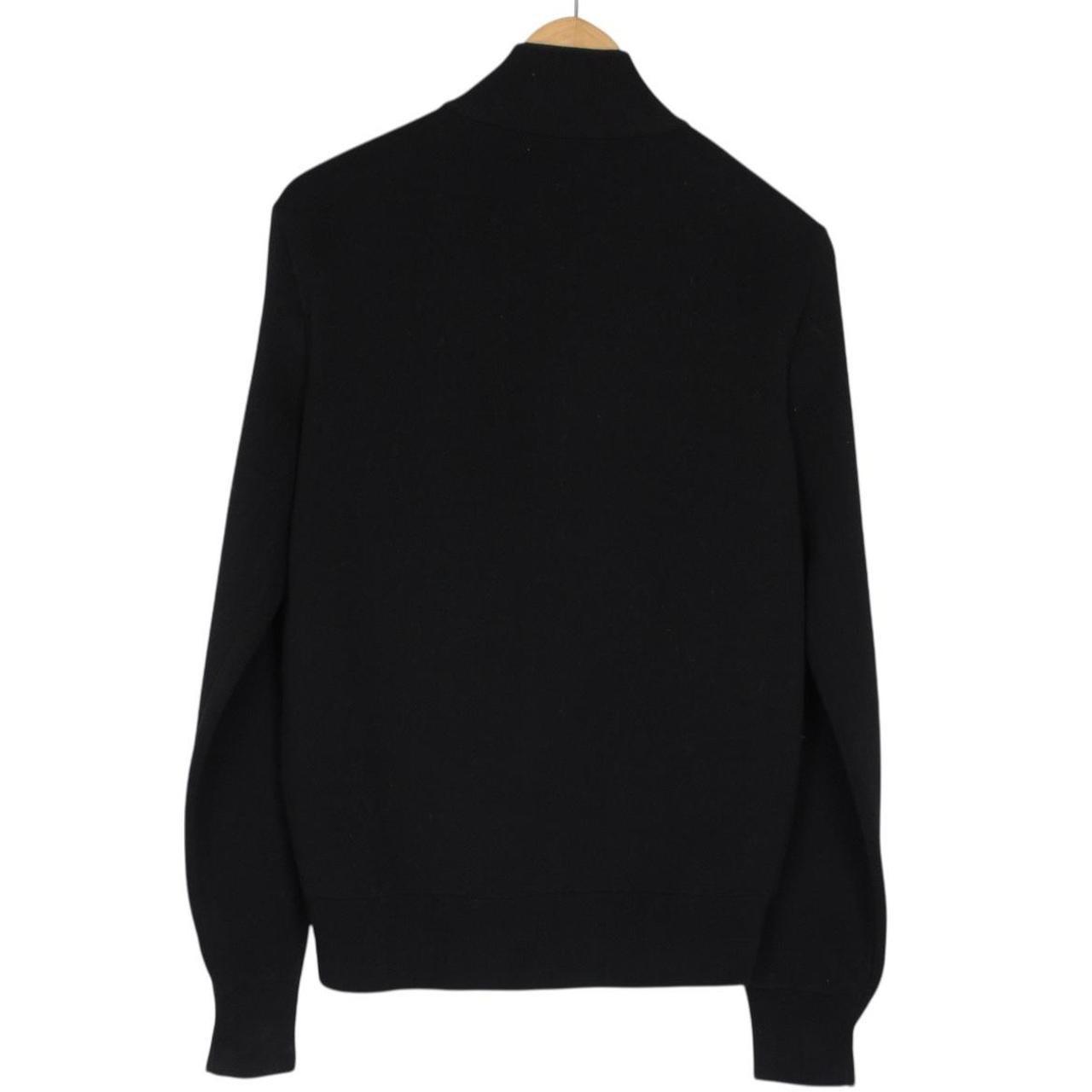 Moncler Black Full Zip Cotton/Nylon Cardigan Tricot Jacket