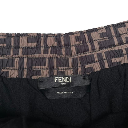 Fendi Zucca Monogram Brown Swim Shorts