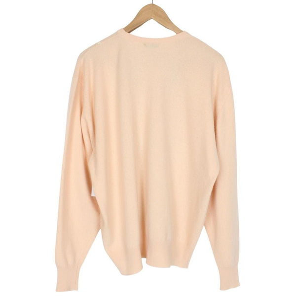 Vintage 90s Burberry Peach Argyle Lambswool Knit Jumper