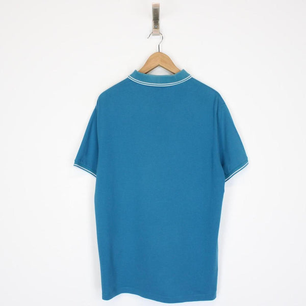 Stone Island Blue Short Sleeve Compass Polo Shirt
