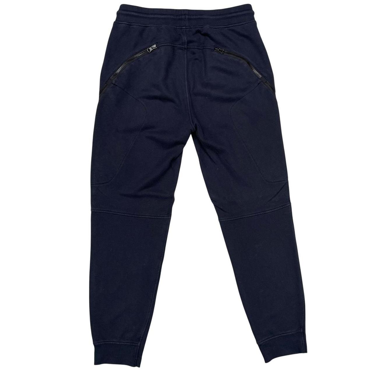 CP Company Navy Blue Goggle Lens Cotton Tracksuit Bottoms / Joggers