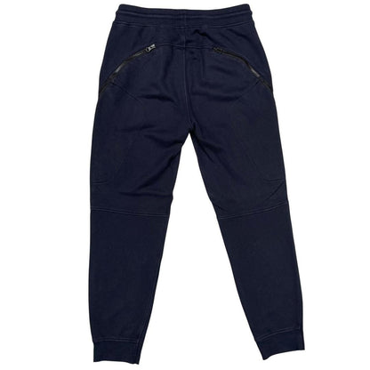 CP Company Navy Blue Goggle Lens Cotton Tracksuit Bottoms / Joggers