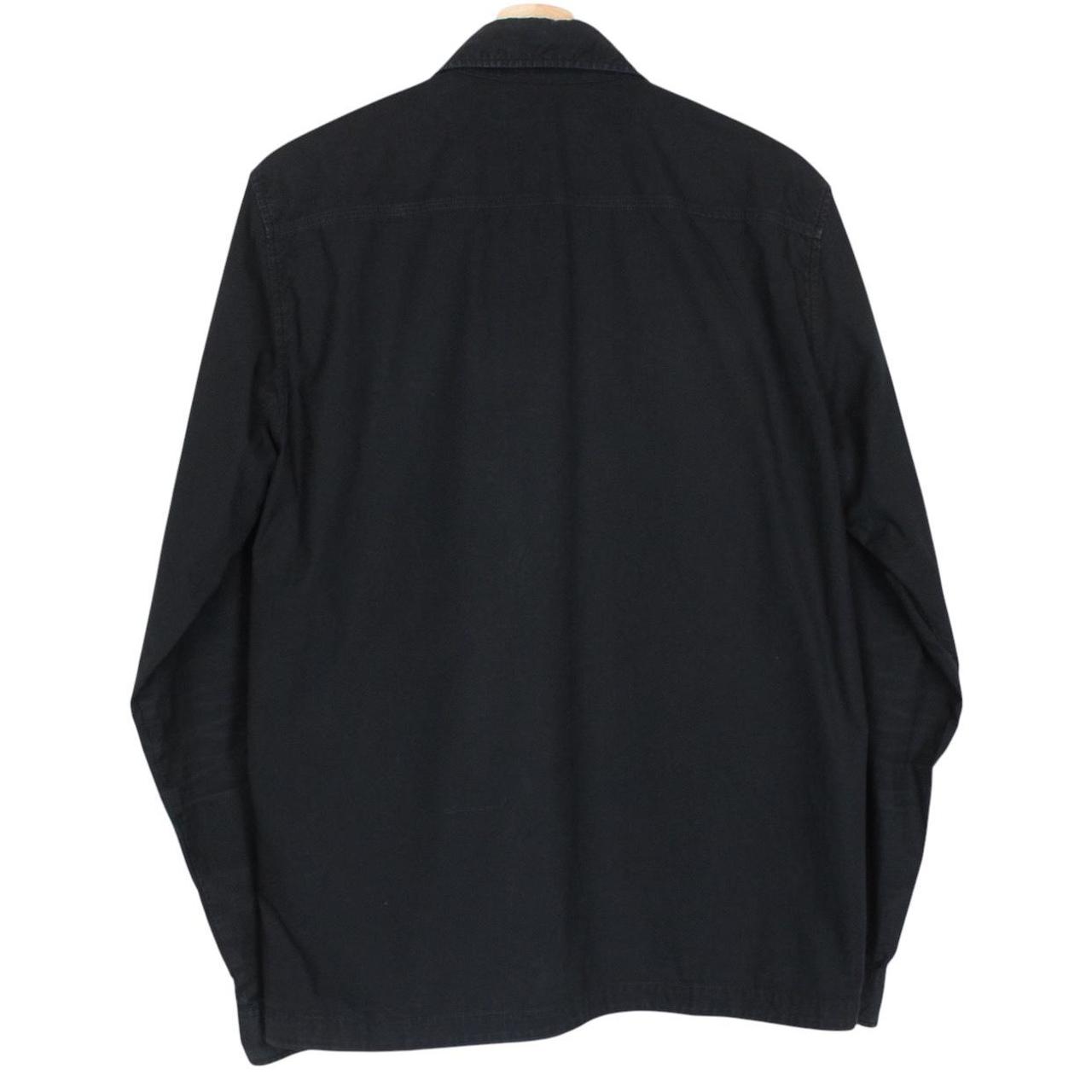 Stone Island SS 2017 Navy Blue Full Zip Cotton Overshirt Jacket