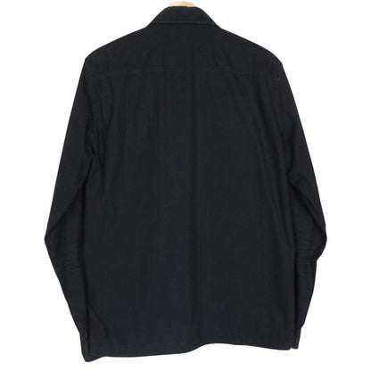 Stone Island SS 2017 Navy Blue Full Zip Cotton Overshirt Jacket