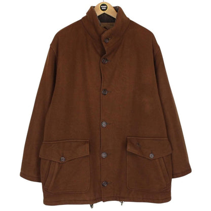 Vintage 90s Burberry Brown Cashmere Wool Blend Coat