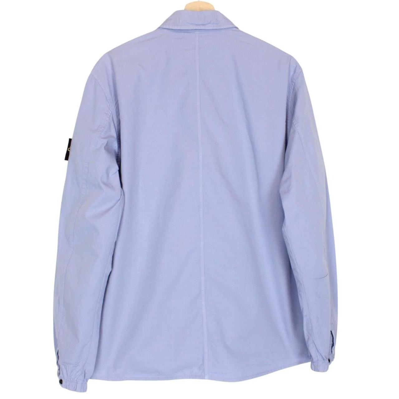 Stone Island SS 2019 Lilac Cotton Ripstop Overshirt Jacket