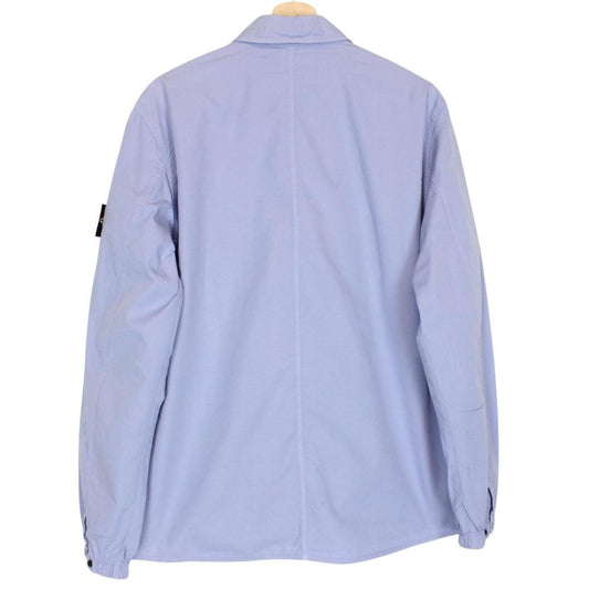 Stone Island SS 2019 Lilac Cotton Ripstop Overshirt Jacket