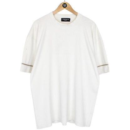 Vintage 1988 Stone Island White Short Sleeve Embroidered T-Shirt