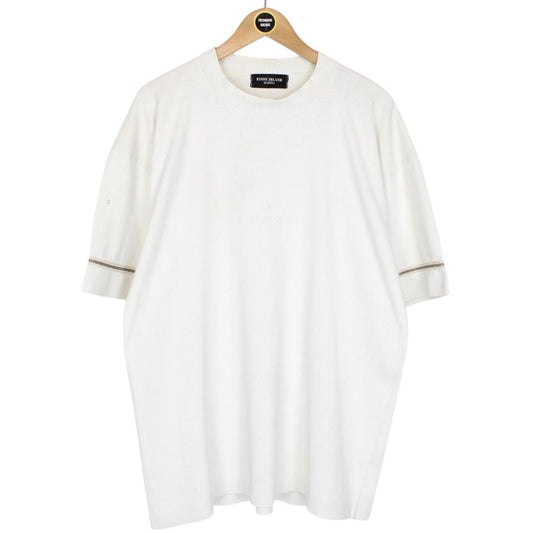 Vintage 1988 Stone Island White Short Sleeve Embroidered T-Shirt