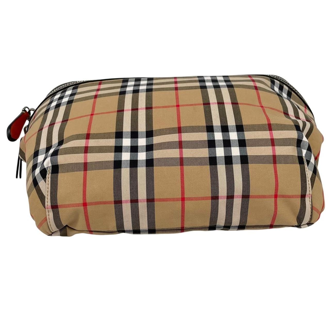 Burberry Beige and Black Nylon Nova Check Bum Bag