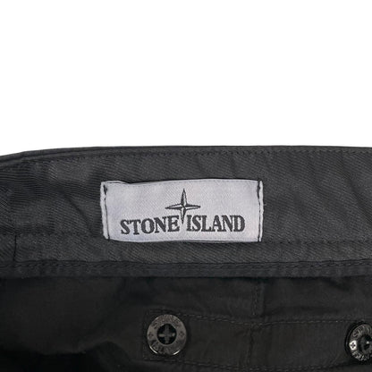 Stone Island SS 2019 Black Slim Fit Cargo Trousers