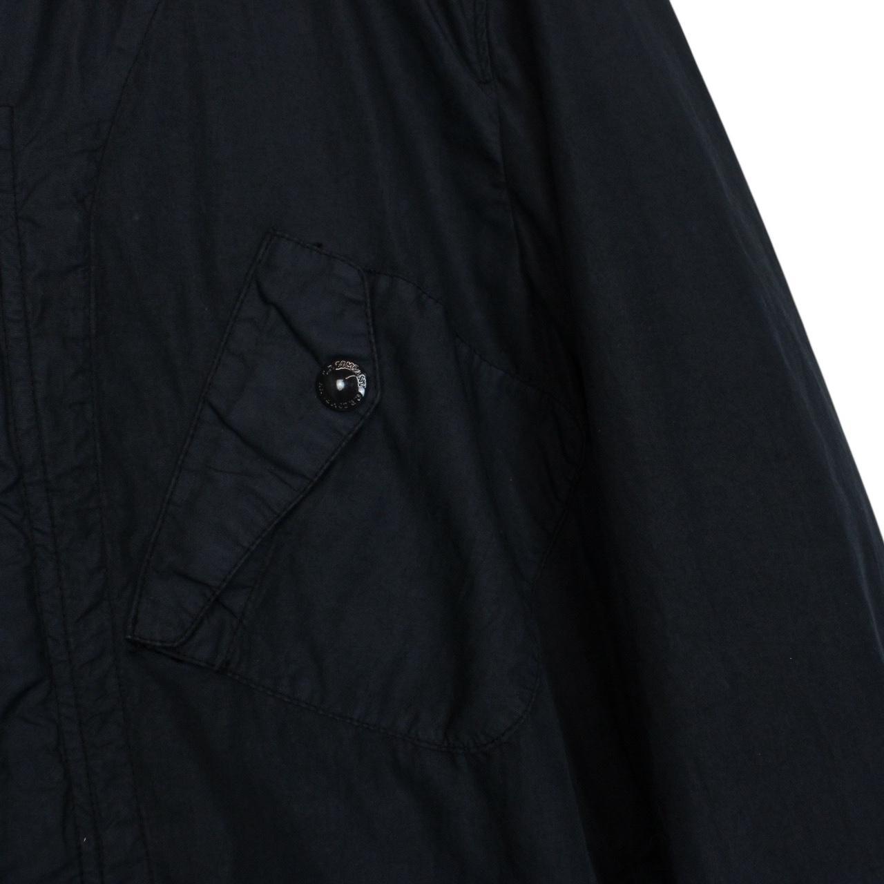 CP Company Navy Blue Garment Dyed Full Zip Goggle Jacket