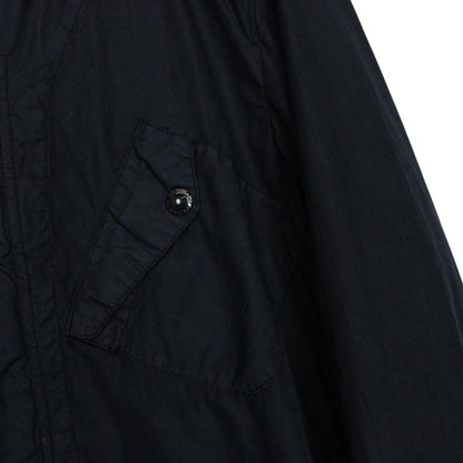CP Company Navy Blue Garment Dyed Full Zip Goggle Jacket
