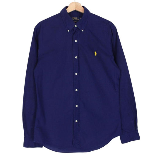Polo Ralph Lauren Blue Slim Fit Long Sleeve Cotton Shirt