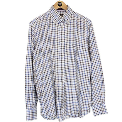Paul &amp; Shark Multicoloured Check Long Sleeve Cotton Shirt