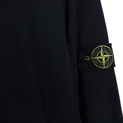 Stone Island Navy Blue Button Up Cotton Cardigan Jumper
