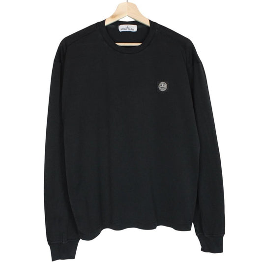 Stone Island AW 2019 Black Long Sleeve Compass T-Shirt