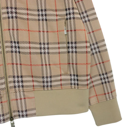 Burberry Sand Brown Nova Check Full Zip Track Jacket