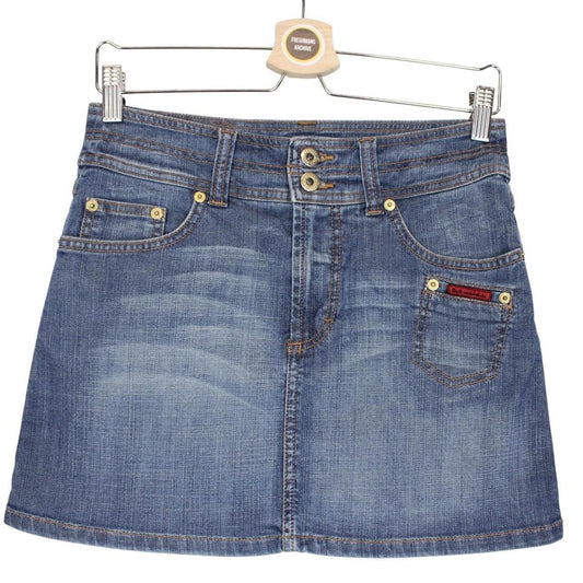 Dolce &amp; Gabbana Blue Denim Mini Skirt