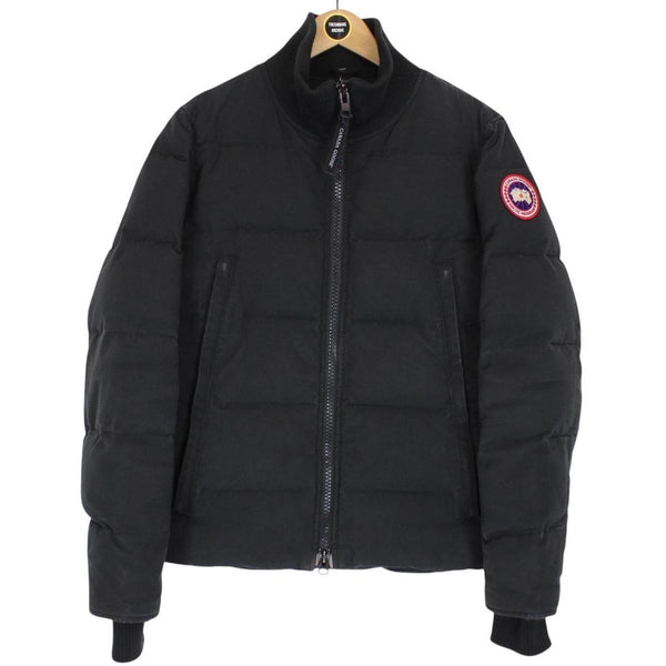 Canada Goose Black Woolford Full Zip Down Jacket