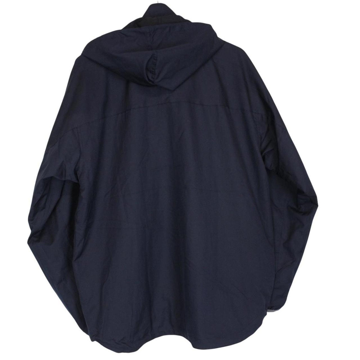 Stüssy reversible nylon jacket in grey and navy blue with logo detailing.