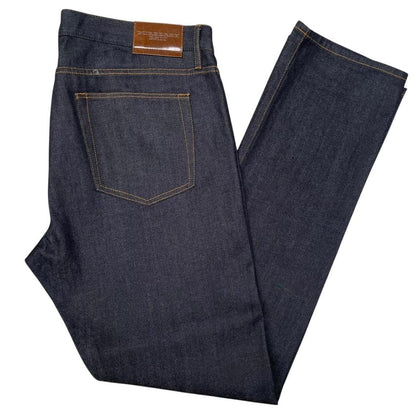 Burberry Brit Navy Blue Straight Leg Fit Denim Jeans