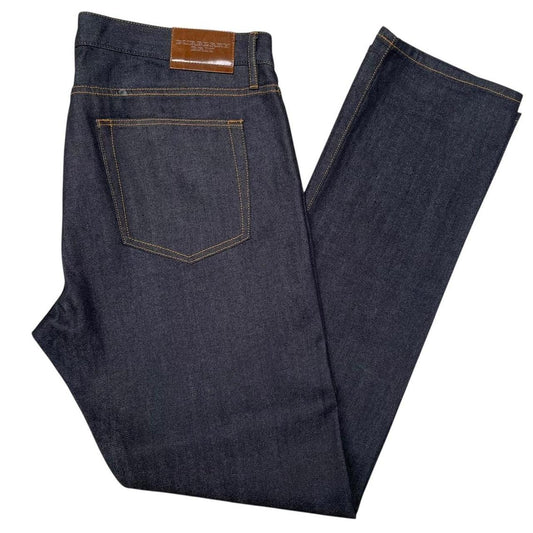 Burberry Brit Navy Blue Straight Leg Fit Denim Jeans