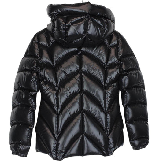 Moncler Akebia Black Full Zip Hooded Down Jacket