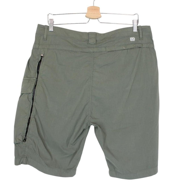 CP Company Green 50 Fili Bermuda Stretch Lens Cargo Shorts