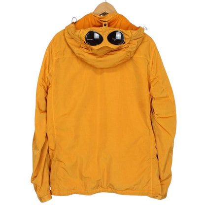 CP Company Orange Full Zip Chrome-R Nylon Garment Dyed Goggle Jacket