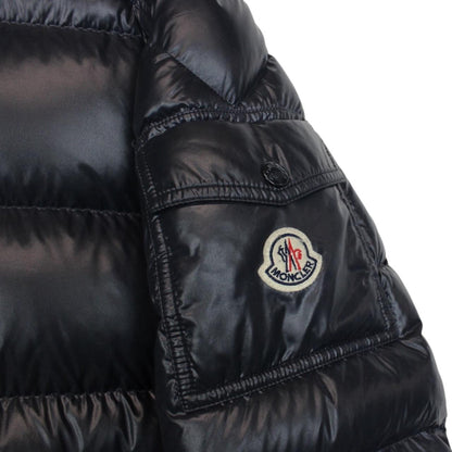 Moncler Maya Navy Blue Full Zip Hooded Down Puffer Jacket