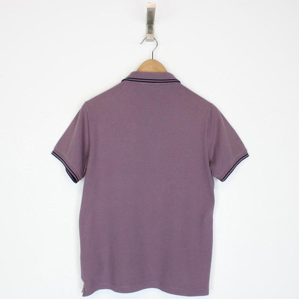 Stone Island AW 2020 Purple Short Sleeve Compass Polo Shirt